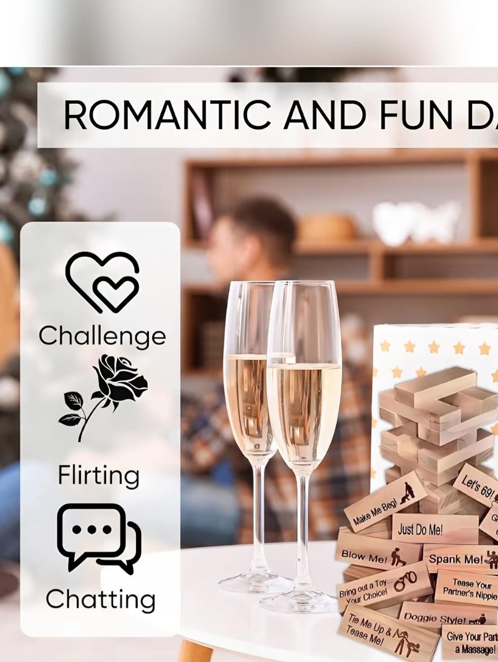 Jenga Banga Lust Tower Game - Picture 6 of 6